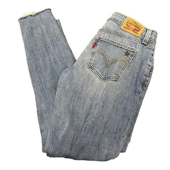LEVI’S 535 Super Skinny 26 Stars Hearts - Picture 2 of 11